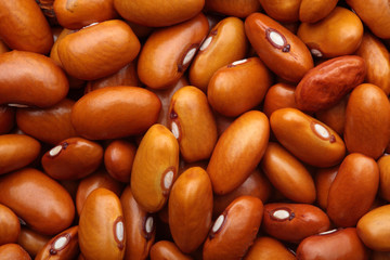 Texture of brown kidney bean.Background of brown kidney bean.Cocnept textures of legumes.