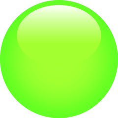 Yellow Shiny round button