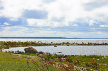 The Gulf of the Baltic Sea on the island of Hiiumaa.