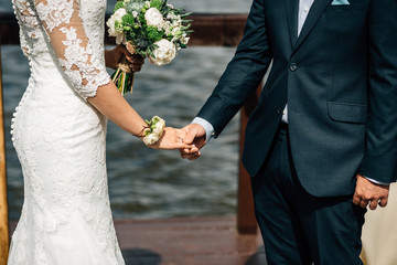 hold hands, wedding ceremony