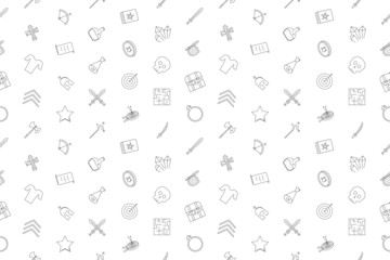 Vector rpg pattern. Rpg seamless background