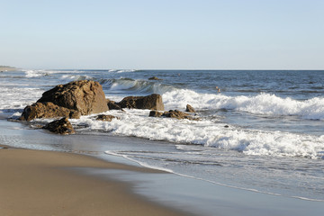Fototapeta na wymiar Strand Las Penitas bei Poneloya, Leon, Pazifik, Nicaragua, Zentralamerika, Mittelamerika