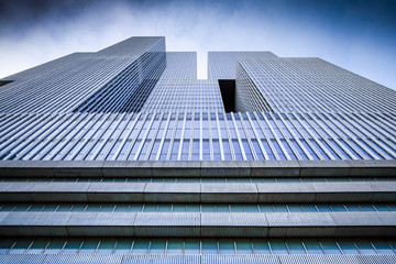 Fototapeta na wymiar View on an office building, Rotterdam