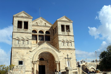 Fototapeta premium Church of the Transfiguration on Mount Tabor, Israel
