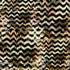 Materiał do szycia Seamless pattern animal design. Leopard background with watercolor effect. Textile print for bed linen, jacket, package design, fabric and fashion concepts.
