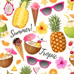 Tropic summer pattern