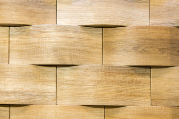Creative wooden background. Wavy background