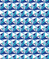 Abstract seamless geometric pattern. Figures with many angles.