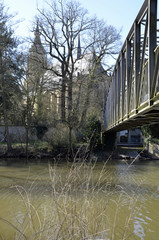 meisenheim am glan, eiserner steg und schlosskirche