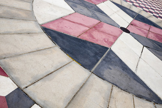 Tricolored tiles
