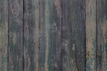 old green painted wooden board