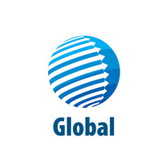 vector logo globe