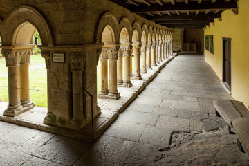 Cloister in an old Spanish abbey