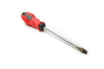 Screwdriver on isolated white background