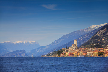 Obraz premium Malcesine, Gardasee, Italien