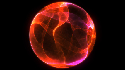 Abstract background 3d digital wave of glowing particles and wireframe. Explosion of glowing particles. Futuristic technology style background. 3D render