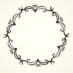 Vignette. Vector drawing