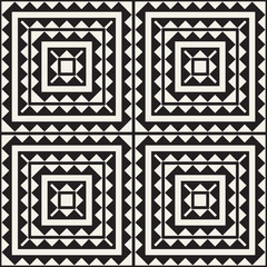 Seamless surface geometric design. Repeating tiles ornament background. Vector shapes pattern