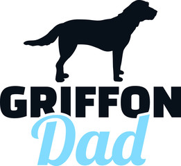 Griffon dad silhouette