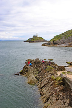 Mumbles lighthouse, Swansea Bay