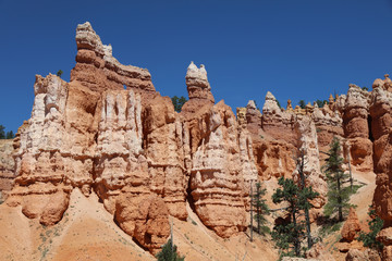 Rock Hoodoos im Bryce Canyon Nationalpark in Utah. USA