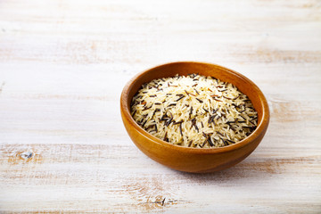 Mixture of different varieties of rice