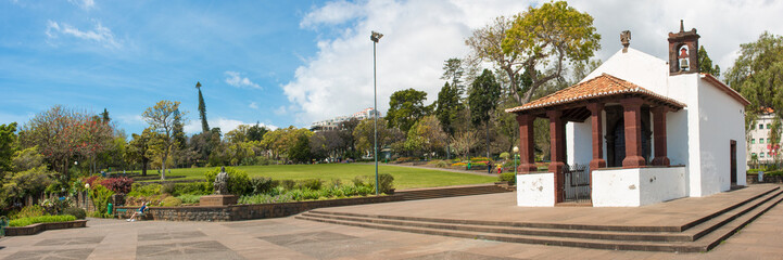 Capela de Santa Catarina Parque de Santa Catarina (Santa Catarina Park) Funchal harbour Skyline...
