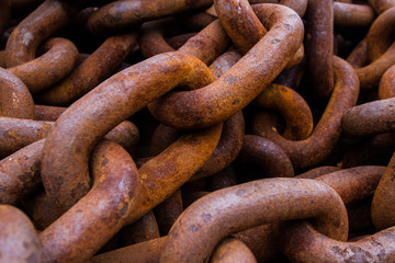 rusty chains
