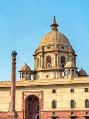 Obraz premium North Block of the Secretariat Building in New Delhi, India