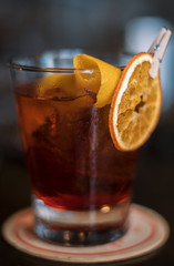 Negroni Cocktail Beverage