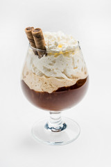 coffee with whipped cream