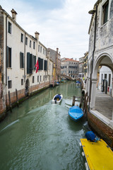 Fototapeta premium Typical canal in Venice