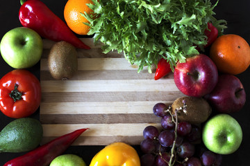 Healthy Foods with Background