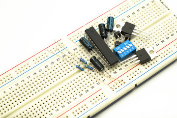 radio components lie on a model payment
