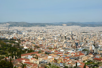 Obraz premium Ateny - widok z Akropolu