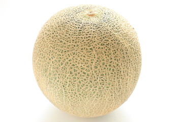 Ripe Melon on white background