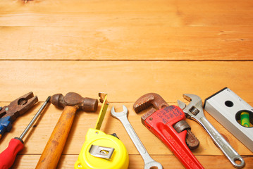 Assorted work and home tools