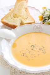 homemade pumpkin chowder