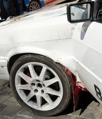 Unfall Rallyewagen