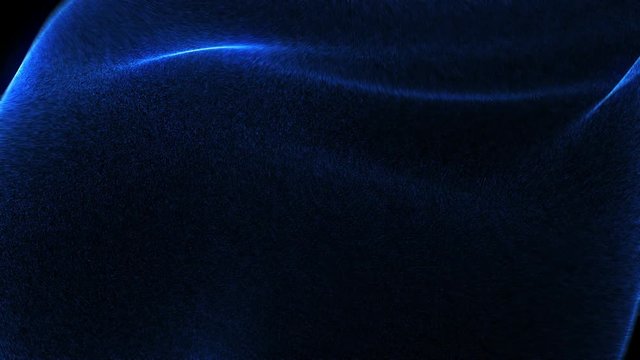 Abstract background 3d digital wave of glowing particles and wireframe. Explosion of glowing particles. Futuristic technology style background. 3D render