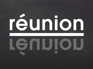 mot réunion