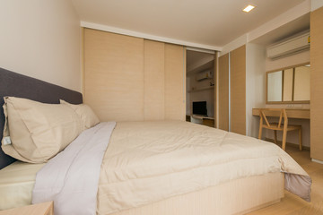 Modern master bedroom interior