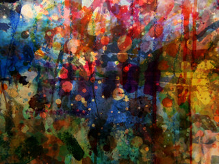 Obraz na płótnie Canvas Abstract Textured Painted background