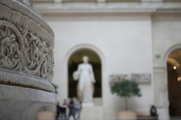 sculpture taillé du musée