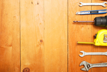 Assorted work and home tools