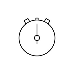 stopwatch icon. Element of simple icon for websites, web design, mobile app, info graphics. Thin line icon for website design and development, app development