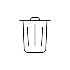 bucket icon. Element of simple icon for websites, web design, mobile app, info graphics. Thin line icon for website design and development, app development