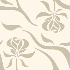 Floral Seamless Pattern Vector
