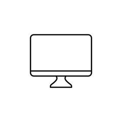 monitor icon. Element of simple icon for websites, web design, mobile app, info graphics. Thin line icon for website design and development, app development