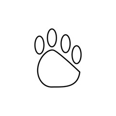 trail icon. Element of simple icon for websites, web design, mobile app, info graphics. Thin line icon for website design and development, app development